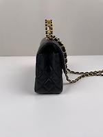 Sac Chanel top handle cuir noir - Photo 9