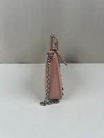 Sac Louis Vuitton Easy Pouch On Strap cuir épi rose - Photo 6