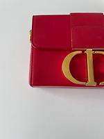 Dior Montaigne petit modèle cuir rouge - Photo 9