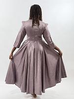 Robe sautée mauve - Photo 3
