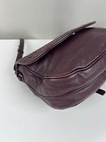 Sac bandoulière Bottega Veneta en cuir Intrecciato bordeaux - Photo 6