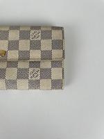 Portefeuille long Louis Vuitton damier azur - Photo 8