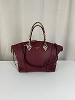 Sac Louis Vuitton Lockit Bordeaux en cuir et anses en Python Reticulatus - Photo 1