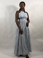 Blue floral dress - Photo 2