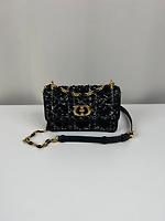 Sac bandoulière Dior Montaigne tweed - Photo 5