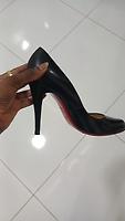 Escarpins Christian Louboutin "Décolleté 868" en Cuir Jazz 38,5 - Semelles neuves (Minuit moins 7) - Photo 1