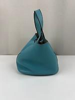 Sac Hermès Picotin 18 Bleu turquoise bijouterie palladium - Photo 10