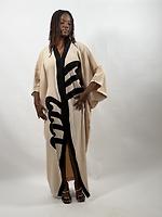 Tunique beige noire - Photo 2