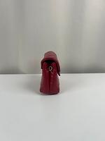 Sac bandoulière Saint Laurent Loulou Toy rouge en cuir - Photo 6