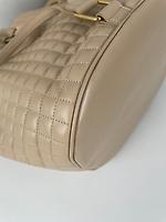 Sac à dos Celine sac a dos cuir beige - Photo 9