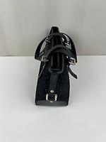 Sac Mini Cabas Céline en nubuck et cuir noir - Photo 5