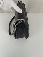 Sac bandoulière Dior Diorama en cuir noir - Photo 6