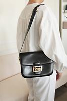 Céline triomphe en cuir noir vintage - Photo 2