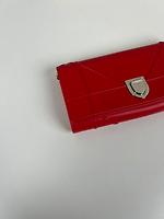 Sac bandoulière Dior Diorama WOC en cuir rose foncé - Photo 9