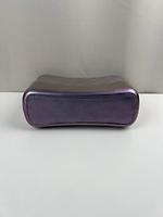 Chanel Gabrielle en cuir violet irisé de taille moyenne - Photo 6
