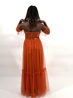 Robe orange - Photo 2