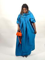 Robe Shantum bleue - Photo 1