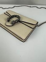 Sac bandoulière Gucci mini Dionysus en cuir crème - Photo 6