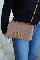 Sac Dior 30 Montaigne beige finitions dorées - Photo 4