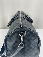 Sac de voyage Louis Vuitton Keepall 55 Damier Graphite avec bandoulière - Photo 4