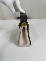 Mini Herbag 20 Hermès cuir marron - Photo 5