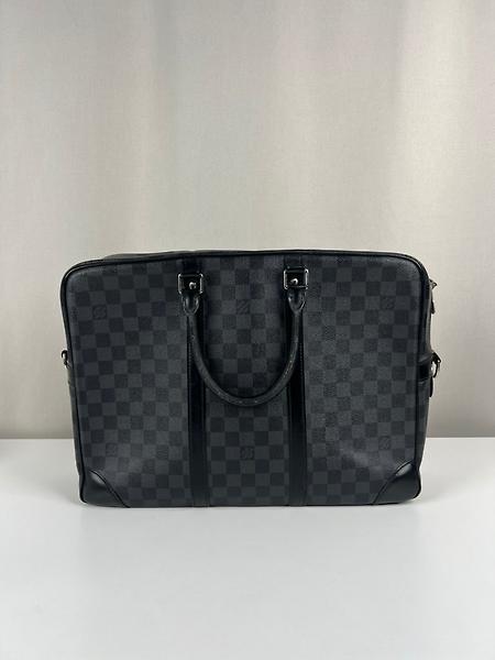 Porte-documents Voyage Louis Vuitton en toile Damier Graphite