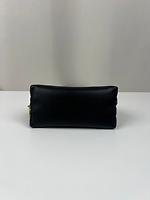 Sac bandoulière pochette Céline chaîne Triomphe cuir noir - Photo 8