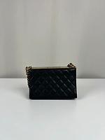 Sac bandoulière Chanel Rita en cuir grainé noir - Photo 4