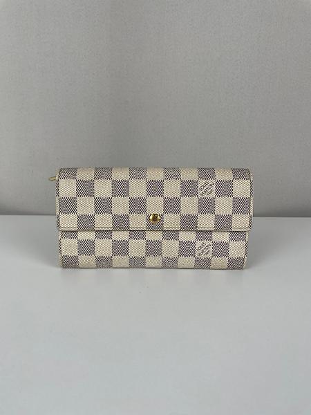 Portefeuille long Louis Vuitton damier azur