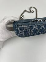 Sac porté épaule Céline Claude triomphe en jean bleu - Photo 9