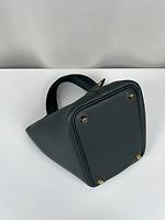 Sac à main Hermès Picotin 18 Vert Mangrove bijouterie dorée - Photo 10