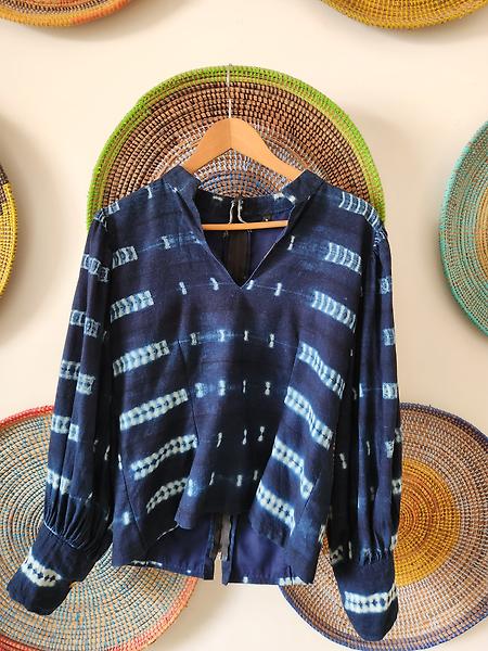 Blouse manches bouffantes MANDÉ