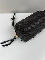 Bottega Veneta sac pochette marron intrecciato - Photo 8