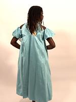 Robe turquoise 3/4 - Photo 3