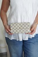 Portefeuille long Louis Vuitton damier azur - Photo 2