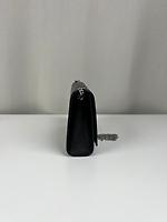 Sac bandoulière Saint Laurent Kate medium cuir noir - Photo 8