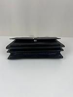 Sac Saint Laurent Sunset Medium Noir cuir embossé - Photo 7