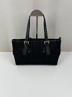 Sac Mini Cabas Céline en nubuck et cuir noir - Photo 3