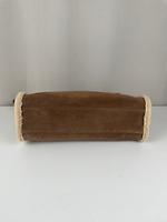 Sac de jour Saint Laurent grand modèle en daim et fourrure - Photo 8