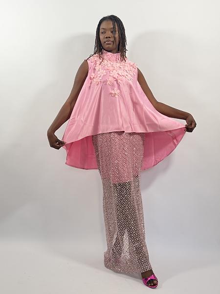 Sequined skirt set