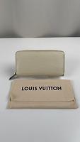 Portefeuille long Zippy Louis Vuitton en cuir épi blanc - Photo 3