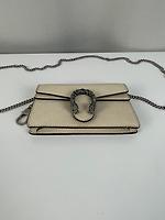 Sac bandoulière Gucci mini Dionysus en cuir crème - Photo 4