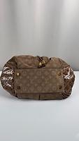 Sac porté épaule Louis Vuitton Édition Limitée Coco Nubuck marron - Photo 6