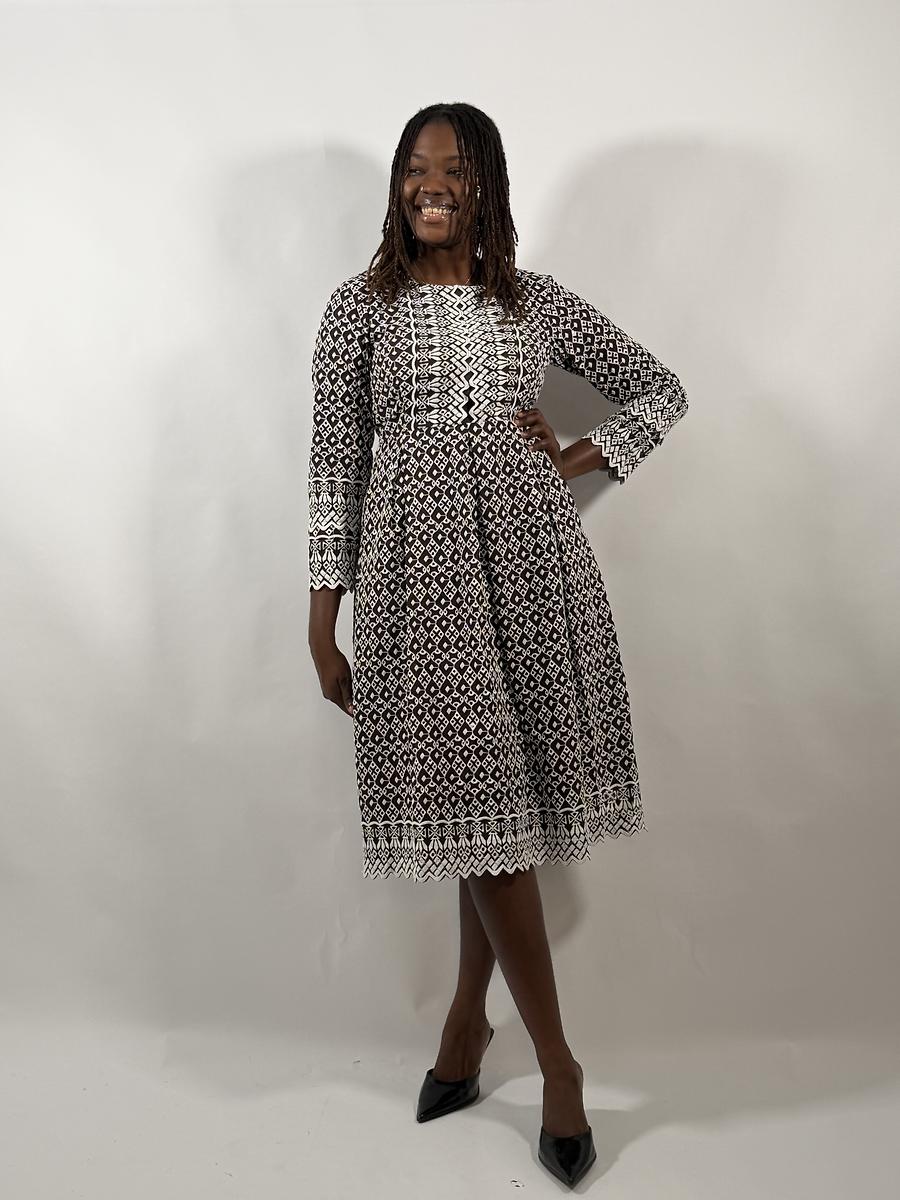 Embroidered dress