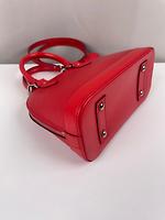 Sac Louis Vuitton Alma BB cuir épi rouge - Photo 8