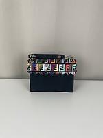 Fendi FF Kan I cuir noir - Photo 3