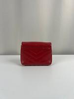 Sac bandoulière Saint Laurent Loulou Toy rouge en cuir - Photo 5