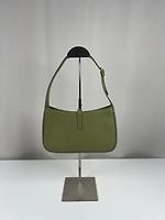Sac à main Saint Laurent 5 à 7 cuir vert - Photo 4