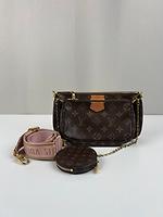 Louis Vuitton Multi Pochette avec bandoulière rose - Photo 1