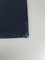 Pochette document Bottega Veneta en cuir intrecciato bleu marine - Photo 10